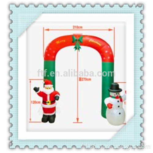 New fashion high quality Christmas advertising inflatables Arch 2016 FTF hot sale